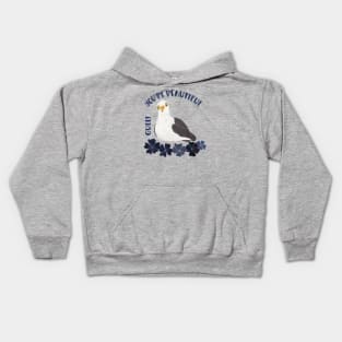 Cute Seagull Pun Kids Hoodie